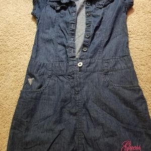 Girls Guess denim dress